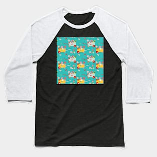 Butterflies Flower Baseball T-Shirt